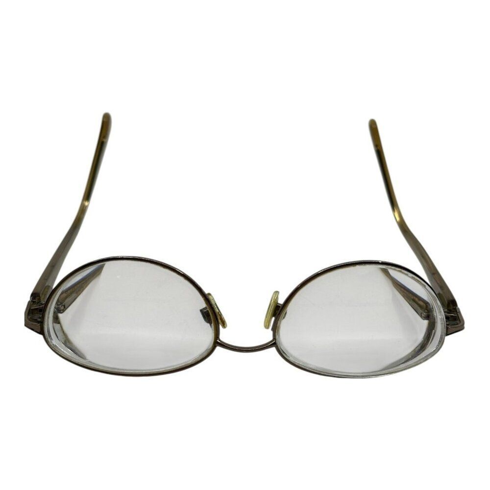 Oval Brown Frame Reading Eyeglasses Vintage Oval  Spectacles AS/IS - Picture 8 of 12